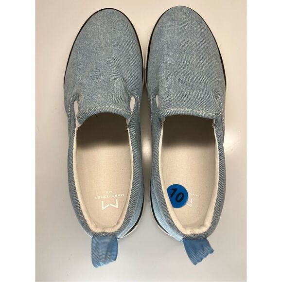 Marc Fisher Cassee Slip  On Denim Women Sneaker Size 10M (C6) - Picture 9 of 11
